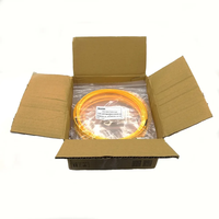 G652D PVC kabel Patch serat optik SC/UPC-LC/APC Simplex Mode tunggal 2.0mm untuk FTTX IP konverter Analog menggunakan FTTH jaringan WIFI