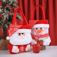 Sac cadeau de Noël Pochette de bonbons de Noël Sac à main décoratif pour célébration de fête et emballage de vacances