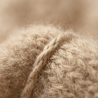 Pull en cachemire élégant et discret pour femme, col rond, tricoté pour l'hiver, idéal pour les boutiques haut de gamme
