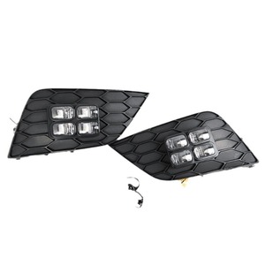 Feux de jour Nissan Sylphy 2016-2019 à quatre yeux LED bicolores avec enjoliveur de phare antibrouillard intégré - Product Image 2