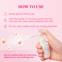 Nettoyant intime féminin à pH équilibré - Nettoyant doux sans savon pour peaux sensibles, 248 ml Nettoyant intime féminin vaginal