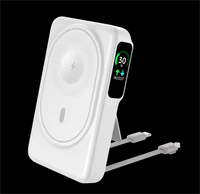 Batterie externe sans fil 10000 mAh, charge rapide, powerbank d'extérieur, charge rapide PD 20W, magnétique, portable