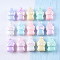 Bouteille de cola colorée avec simulation UV, bracelet créatif DIY en macaron, boucles d'oreilles en perles, matériaux pour pendentifs, accessoires décoratifs