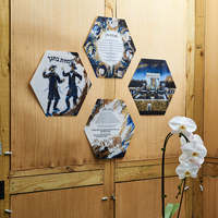 Sukkot lucite Judaica acrylique décorations murales usine personnalisé Sukkos acrylique juif lucite Sukkah art Waterdale Collection
