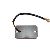 Feu de signalisation latéral LED rectangulaire ambre, antichoc, étanche, pour chariot élévateur, lampe indicatrice d'avertissement 24V 8W OE KHZXD001 Universel