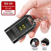 Mini lampe torche portable d'extérieur EDC 500 lumens rechargeable étanche IP54 LED UV avec clip magnétique
