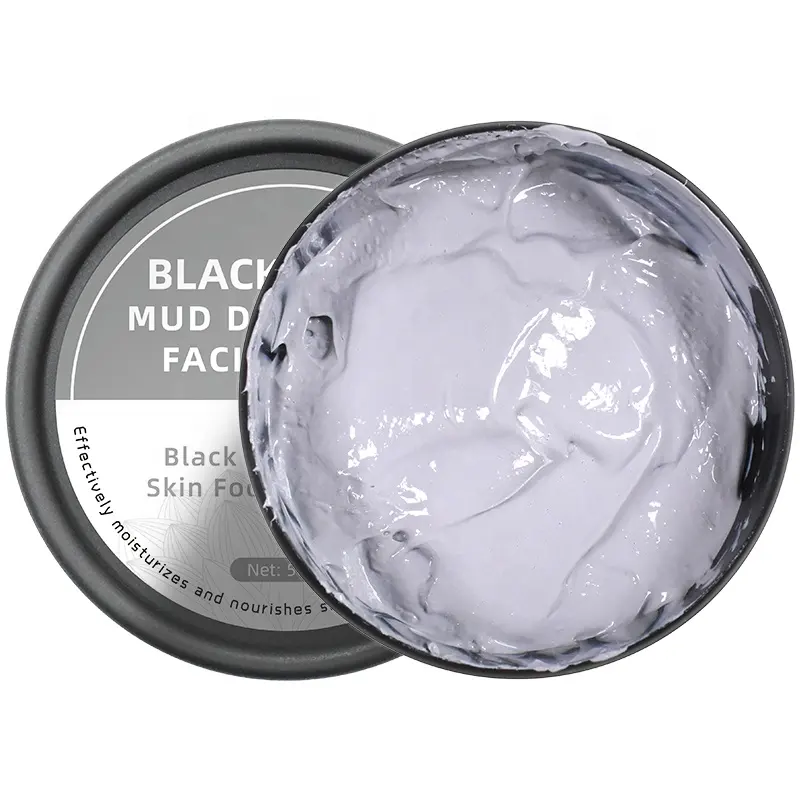 Masque facial OEM, étiquette privée, soins pour la peau, perles noires, masque Anti-âge et Anti-rides, argile