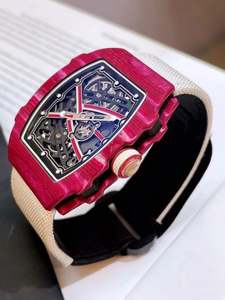 Montre mécanique de luxe unisexe ultra-fine de qualité supérieure, tourbillon, chronographe, style sport, acier inoxydable, pour plongée - Product Image 2