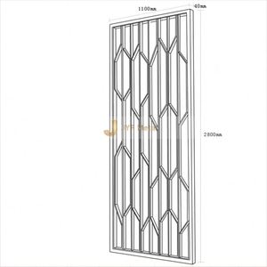 ANN044 Factory Supply Metal 304 Stainless Steel PVD <b>Screen</b> Partition for Interior <b>Decoration</b> Project - Product Image 1