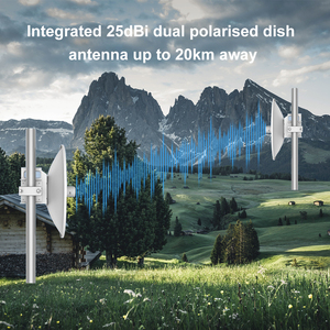 3rd Thế Hệ Tdma Kuwfi 900Mbps 20Km Dài Phạm Vi Ngoài Trời CPE 48V Poe Điện Điểm Để Điểm Không Dây Cầu Cho IP Máy Ảnh - Product Image 6