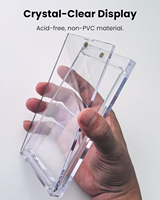 Étui de protection magnétique réutilisable et étanche pour boosters TCG, compatible avec les cartes TCG, protection UV 99%