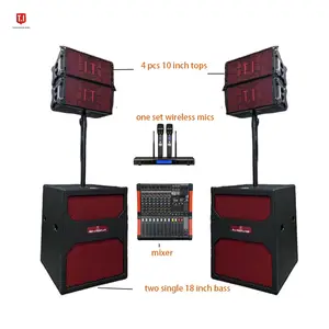 Line array passivo pro sistema audio 10 pollici altoparlante all'aperto concerto/suono dal vivo/palco/Party altoparlante audio professionale