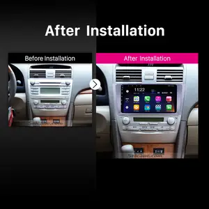 Автомобильная стереосистема для Toyota Camry 2006-2011, Android 12,0, GPS, WiFi, 3G Mirror Link, OBD2 DVR, 9 дюймов