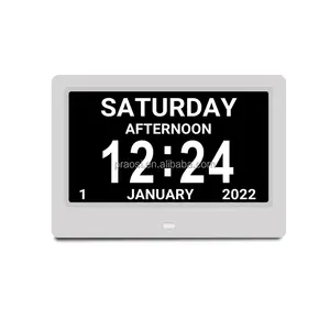 Fernbedienung Auto Dimming Benutzer Definieren Sie Alarme <span class=keywords><strong>Name</strong></span> Medizin Erinnern Funktionen Alzheimer Demenz Kalender Uhr 7 8 10 - Product Image 2