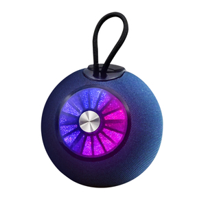 Fábrica nueva tendencia tela textil Mini altavoz al aire libre motocicleta alta calidad Dj Bass inalámbrico BT altavoz con luz LED - Product Image 5