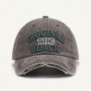 Gorras de Béisbol al por Mayor Unisex Personalizadas con Logotipo Bordado en 3D, Estilo Vintage Deportivo, Tela Común, Alta Calidad, Aspecto Desgastado - Product Image 5