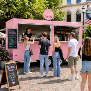 2026 The Best Selling Square Food Trailer With Full Set Fast Food Business Equipment Food Mobile Kitchen Trailer For Sale - Product Image 1