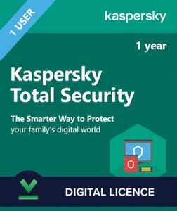 Licencia Original <span class=keywords><strong>de</strong></span> Software Antivirus Kaspersky Total Security por 1 Año para 1 Usuario - Product Image 2