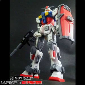 Moldes Impresos en <span class=keywords><strong>3D</strong></span> Personalizables de <span class=keywords><strong>GUNDAM</strong></span> para Personalizar tu Propio Modelo de <span class=keywords><strong>Gundam</strong></span> - Product Image 3