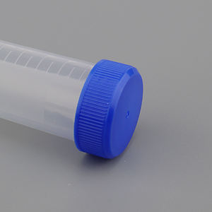 أنابيب طرد مركزي بلاستيكية طبية معقمة مخروطية الشكل بقاع مسطح سعة 15 مل و50 مل مع غطاء لولبي - Product Image 4