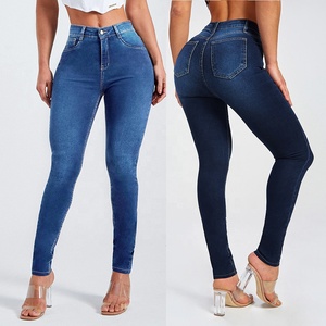 2023 nuova popolarità prodotti di vendita calda <span class=keywords><strong>Jeans</strong></span> skinny pantaloni <span class=keywords><strong>Jeans</strong></span> mamma taglie forti da <span class=keywords><strong>donna</strong></span> - Product Image 2