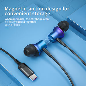 Écouteurs intra-<span class=keywords><strong>auriculaires</strong></span> de type c de haute qualité avec Microphone, audio numérique, mains libres, <span class=keywords><strong>casque</strong></span> à fil usb c - Product Image 5