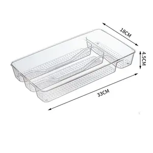 Ящик кухонного шкафа разделенный для хранения столовых приборов органайзер для столовых приборов и посуды органайзер для столовых приборов прозрачный лоток