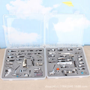 Multifunctional Kit 52 Presser Foot Set For Sewing Machines Plastic Durable Garment Processing Equipment Parts - Product Image 5