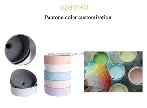 Offre Spéciale mur <span class=keywords><strong>de</strong></span> béton suspendu coin <span class=keywords><strong>de</strong></span> couleur blanche <span class=keywords><strong>bassin</strong></span> <span class=keywords><strong>de</strong></span> forme carrée - Product Image 5