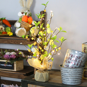 Home Decor <strong>Easter</strong> Artificial <strong>Tree</strong> <strong>Easter</strong> <strong>Egg</strong> <strong>Decoration</strong> With Led Light Home Accessories Ornaments Holiday Supplies <strong>Decoration</strong> - Product Image 4