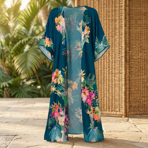 Traje de baño de flujo libre Boho Chic de artesanía india para vacaciones de verano y ropa de Resort - Product Image 3