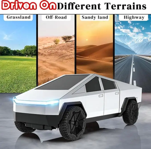 1:16 coche de Control remoto Tsl simulación Diecast coche de juguete modelo T Esla Cybertruck juguete aleación carreras Rc coche para niño - Product Image 4