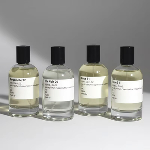 Botella de Perfume Vacía Cilíndrica Simple al por Mayor con Bajo MOQ, 30ml 50ml 100ml, Botella de Vidrio Transparente para Perfume con Etiqueta Adhesiva - Product Image 2
