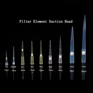 Tek kullanımlık steril pipet uçları mikro pipet filtre ipuçları 10ul 20ul 100ul 200ul 250ul 300ul 1000ul 1250ul pipet uçları kutusu raf