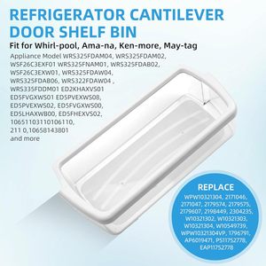Wholesale New Electric WPW10321304 Refrigerator Door Shelf Bin for Whirl-pool <strong>Fridge</strong> Replace W10321304 WRS325FDAM04 WRS325FDAB02 - Product Image 4