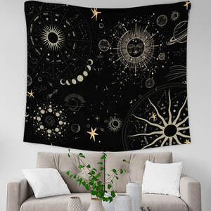 Nuova vendita calda decorazione da parete con arazzo per la casa di Design Navia per la vendita calda bussola tarocchi serie modello verticale funzione mobile - Product Image 2