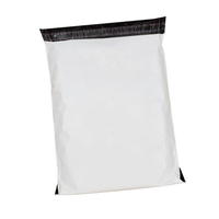 Emballage personnalisé biodégradable blanc noir poly enveloppe d'expédition en plastique poly sac postal pour les vêtements poste