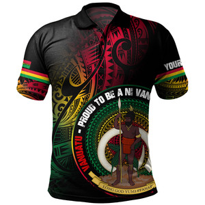 Digital Seal of Vanuatu Special Style Printing Quick Dry Sports Men's <strong>Polo</strong> <strong>Shirts</strong> <strong>Bulk</strong> Vanuatu Polyester + Spandex <strong>Polo</strong> T <strong>Shirt</strong> - Product Image 3