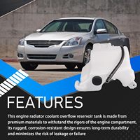 Réservoir de liquide de refroidissement avec bouchon et tuyau pour Nissan Altima 2007-2012, Nissan Maxima 2009-2015, remplace 21710JA000 21710ZN50A 603-247