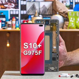 Écran de téléphone portable OLED <span class=keywords><strong>taille</strong></span> originale pour Samsung <span class=keywords><strong>S10</strong></span> <span class=keywords><strong>Plus</strong></span> avec cadre - Product Image 4