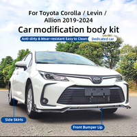 Kit carrosserie complet pour Toyota Corolla 2019-2024 : Lame avant, jupes latérales, diffuseur arrière, spoiler, persiennes de fenêtre - Ensemble complet