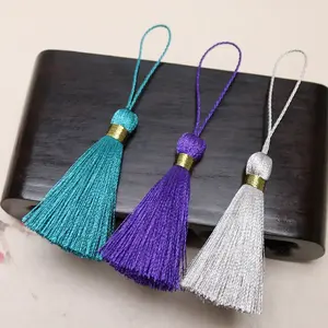 500 pcs/lot mini tassels silk tassel earrings accessories charms pendant  for handmade jewelry findings backpack garment accessor