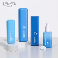 Emballage cosmétique portable personnalisé, flacon pompe en plastique pour crème solaire et lotion corporelle, 80/100/120 ml, flacon vaporisateur de voyage vide en PET