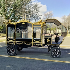 Remorque de cercueil de luxe à traction équine – Véhicule funéraire haut de gamme pour transport spécial - Product Image 2