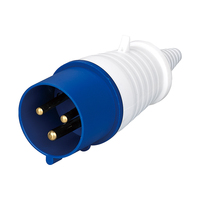 IEC60309 IP44 2P + E 16A 230V steker karavan fase tunggal 3Pin steker dan soket industri