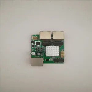 DC 5v 9v 12v 24v 36v 48v 52v 60v Gigabit POE anahtarı modülü 3 port 10/100/1000Mbps LED RJ45 Ethernet POE anahtarı PCB