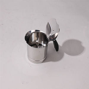 Thép không gỉ Ý cà phê <span class=keywords><strong>Maker</strong></span> xách tay điện urn nồi cà phê Đánh Bóng Thân thiện với môi cửa hàng sử dụng biểu tượng tùy chỉnh 1 năm 1kg - Product Image 2