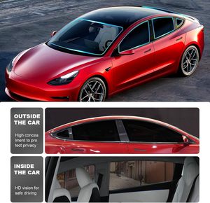 Kit de Lámina Precortada para Ventanas de Tesla Model Y 2017-2024, Protección Solar, Privacidad en Todos los Lados, Bloquea Rayos Infrarrojos y UV - Product Image 2