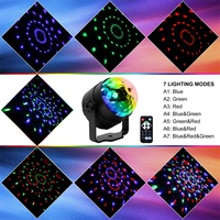 Lumière disco LED en cristal magique U`King Party Club Ktv pour fête à domicile, mini-lumières à effet boule magique