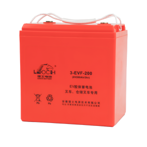 Baterías de Plomo-Ácido de 6V200AH para Montacargas Eléctricos Portátiles Leoch de 3 Toneladas, Libres de Mantenimiento, Listas para Usar, Alto Almacenamiento - Product Image 1